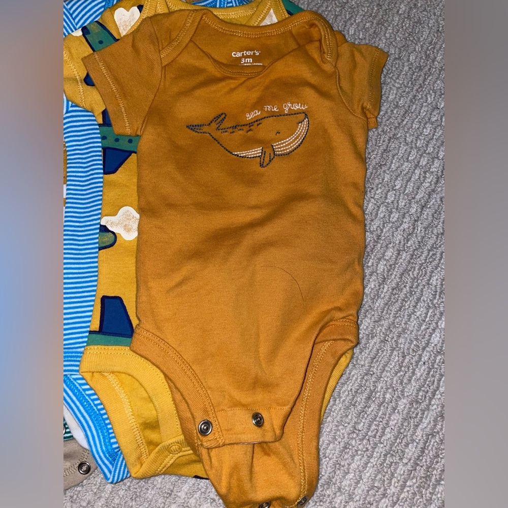15 Carters Boys 3M Onesies - Picture 5 of 16